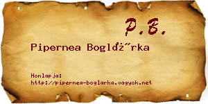 Pipernea Boglárka névjegykártya